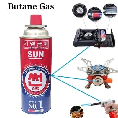 Picture of San Butane Gas Cartridge 220g, Portable Butane Gas Refill Cartridge for Camping & Portable Stove - Dream-Cart-BD