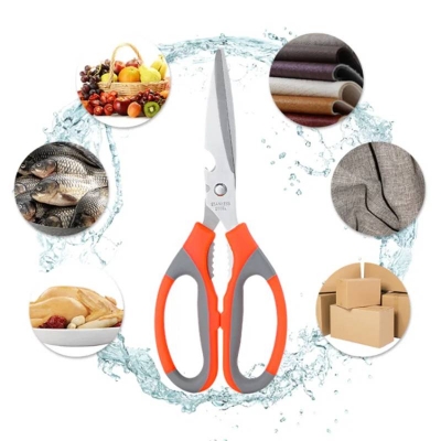 Picture of Multifunction Kitchen Scissors, Sharp Stainless Steel Kitchen Shears & Bone Cutter for Food Preparation - Dream-Cart-BD