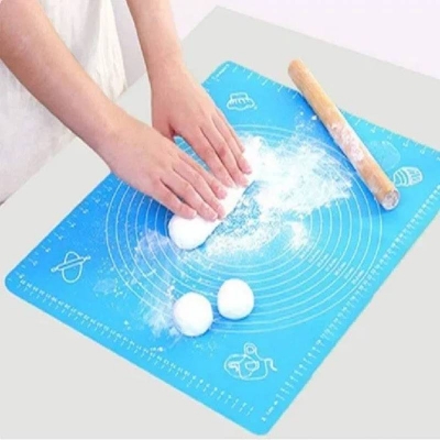 Picture of Silicone Baking Roti Mat, Non-Stick Pastry Dough Rolling Mat for Roti, Bread & Baking - Dream-Cart-BD