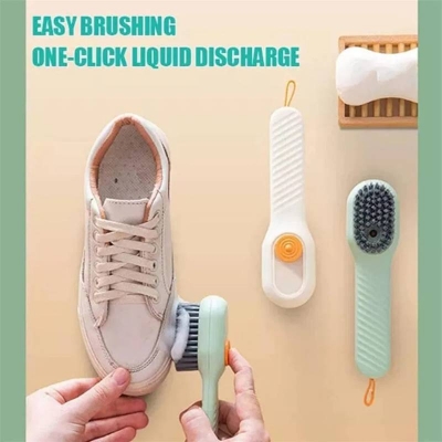 Picture of 1-Piece Liquid Shoe Cleaning Brush, Multifunctional Automatic Liquid Discharge Shoe Cleaner - Dream-Cart-BD