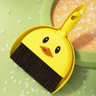 Picture of Mini Dustpan & Brush Set, Compact Broom Cleaning Brush for Table, Desk & Home Dust Cleaning - Dream-Cart-BD
