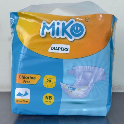 Picture of Miko Diper New Born (0-4) Kg - 20 Pcs