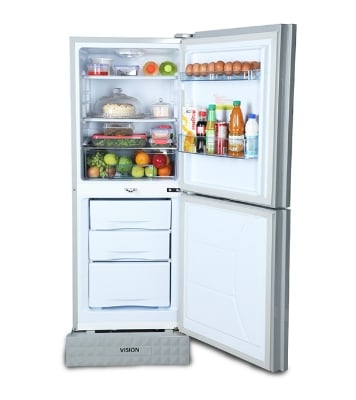 Buy VISION Glass Door Refrigerator RE-180 Liter  Mirror Iris Top Mount at Best Price in Bangladesh