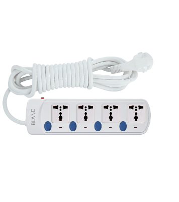 Buy Blaze EASY MultiPlug 4 Socket,2 Pin,3 Yard Online at Best Price
