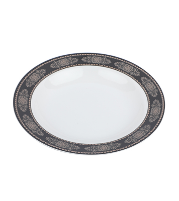 Picture of 10" Slim Soup Plate-Black gold