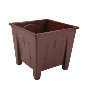 Buy Square Flower Tub 12” (15L) Sandal Wood -TEL Online at Best Price