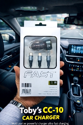 Picture of Toby’s CC-10 150W Fast Charging Multi-Port Car Charger