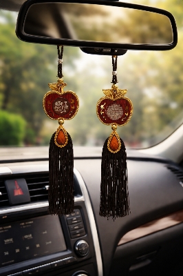 Picture of Premium Islamic Car Hanging Ornament Set – Elegant Interior Decor