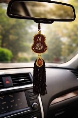 Picture of Premium Islamic Car Hanging Ornament Set – Elegant Interior Decor
