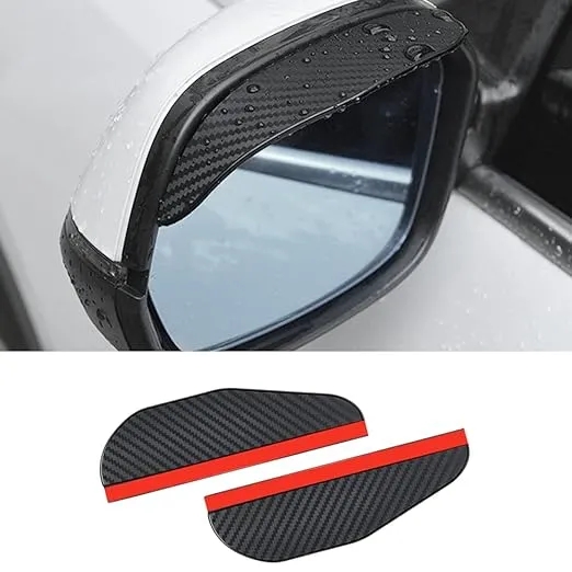 Picture of Premium Carbon Fiber Mirror Rain Guard - 2Pis