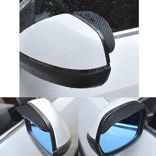 Picture of Premium Carbon Fiber Mirror Rain Guard - 2Pis