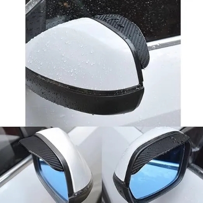 Picture of Premium Carbon Fiber Mirror Rain Guard - 2Pis