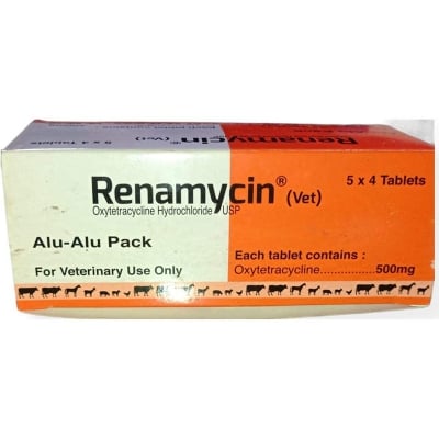 Picture of Renamycin tablets 1Box 500mg for all animals