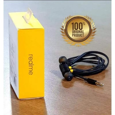 Picture of Realme Buds In-Ear Headphones Wired Headset With Mic-Black
