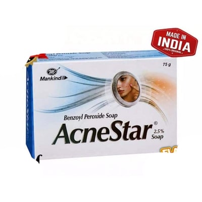 Picture of AcneStar Benzoyl Peroxide Soap - 75 gm-Floral