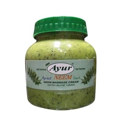 Picture of Ayur Herbal Neem Facial Scrub - 200ml-Green