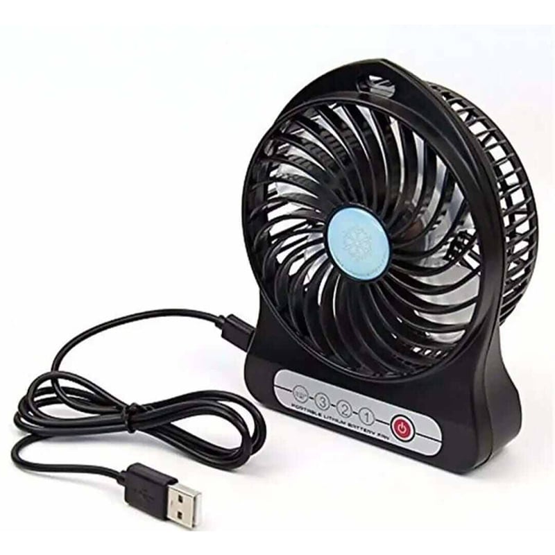 Picture of Portable Handheld Rechargeable mini Fan 3 Speed charger fan-Multicolor