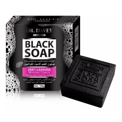 Picture of Davey Black Soap - 100gm Oil Control Acne care Deep Cleaning-Black