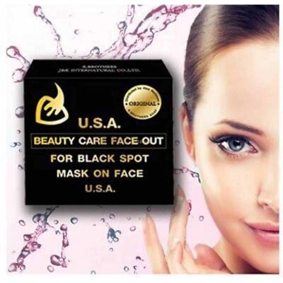 Picture of USA Beauty Care Face Out Soap for Black Spot Mask on Face - 50gm-Black