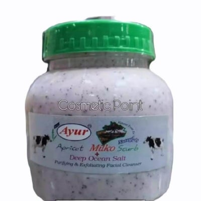 Picture of Ayur Fresh Milk & Apricot Scrub-White