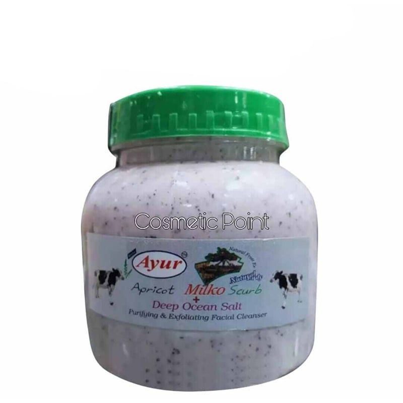 Picture of Ayur Fresh Milk & Apricot Scrub-White