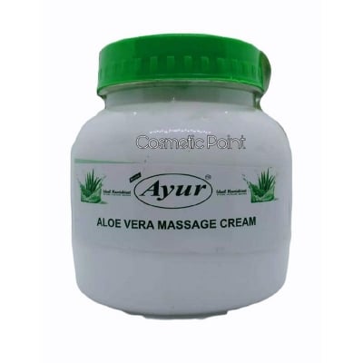 Picture of Ayur Herbal Alovera Massage Cream-White