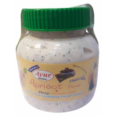 Picture of Ayur Apricot Scrub + Deep ocean Salt-White