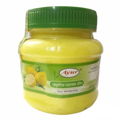 Picture of Ayur Natural massage Cream-Lemon-Yellow