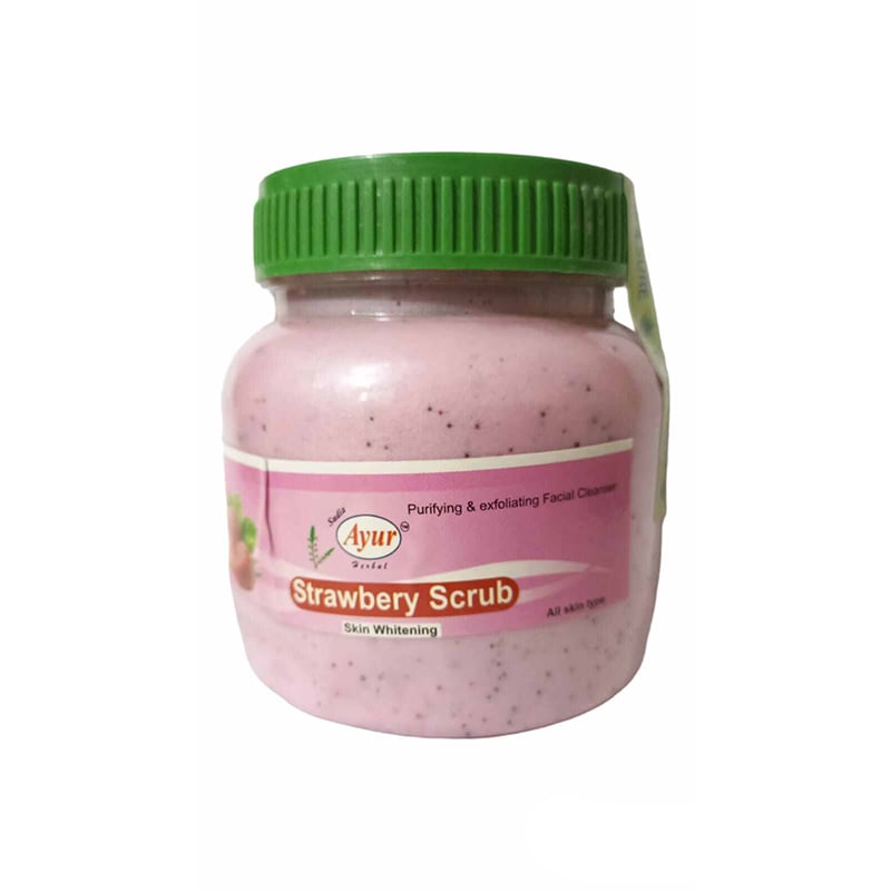 Picture of Ayur Strawberry Scrub skin whitening