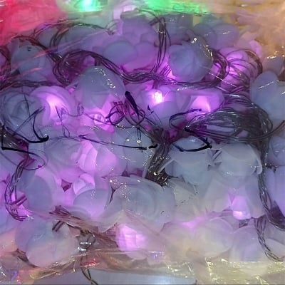 Picture of Pink Rose Fairy light 28feet 70+ Rose-Pink