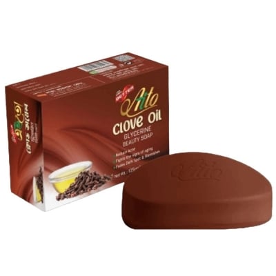Picture of Lata Herbal Better Clove Oil Glycerin Beauty Soap-125gm-Brown