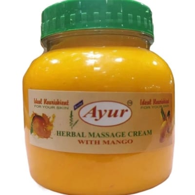 Picture of Ayur Herbal Mango Massage Cream-250gm-Orange