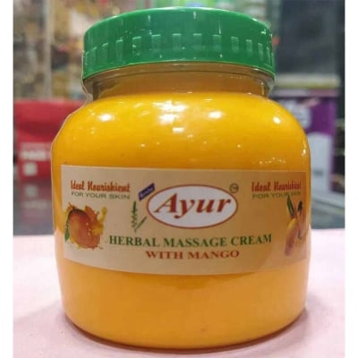 Picture of Ayur Herbal Mango Massage Cream-250gm-Orange