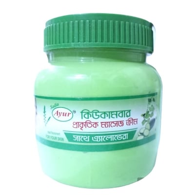 Picture of Ayur Cucumber Massage Cream with Alovera-Green