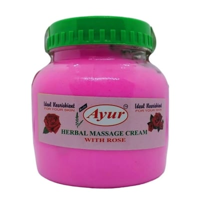 Picture of Ayur Herbal Rose Massage Cream-250gm-Pink