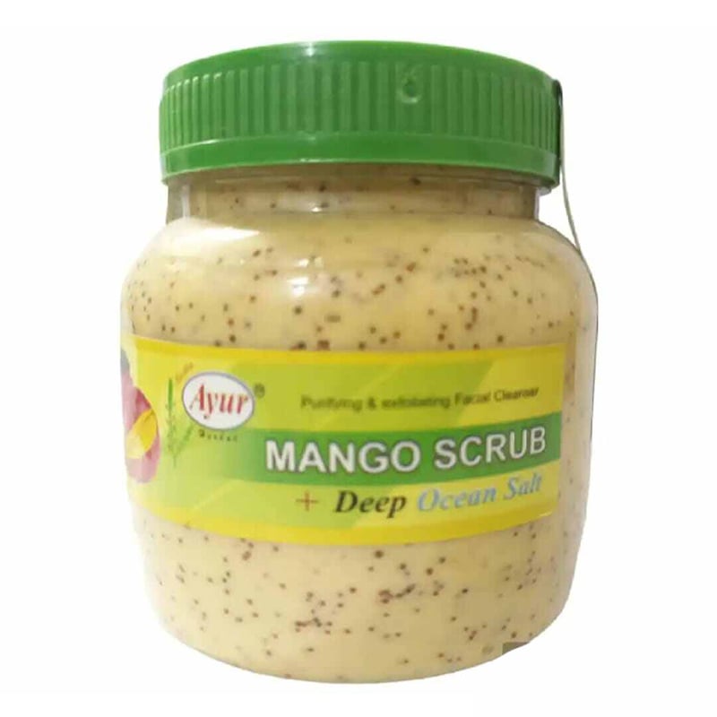 Picture of Ayur Mango Scrub+Deep Ocean Salt-Orange