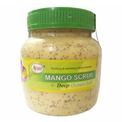 Picture of Ayur Mango Scrub+Deep Ocean Salt-Orange