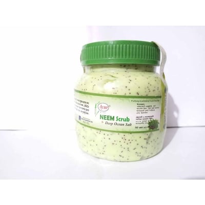 Picture of Ayur Neem+Deep Ocean Salt Scrub-Green