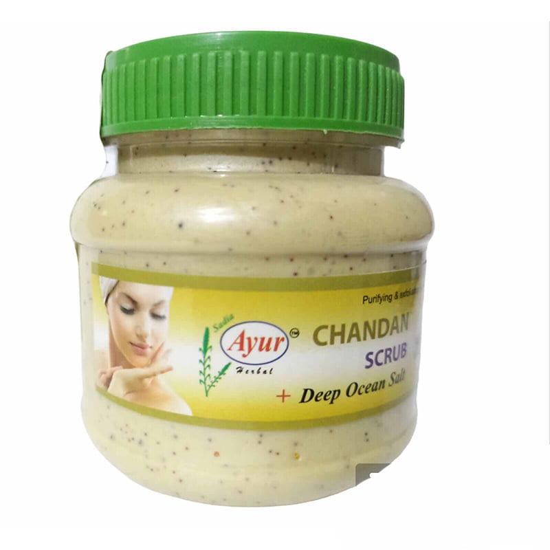 Picture of Ayur Chondon Scrub + Deep Ocean Salt-Brown