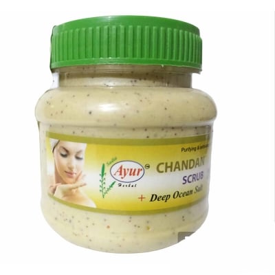 Picture of Ayur Chondon Scrub + Deep Ocean Salt-Brown