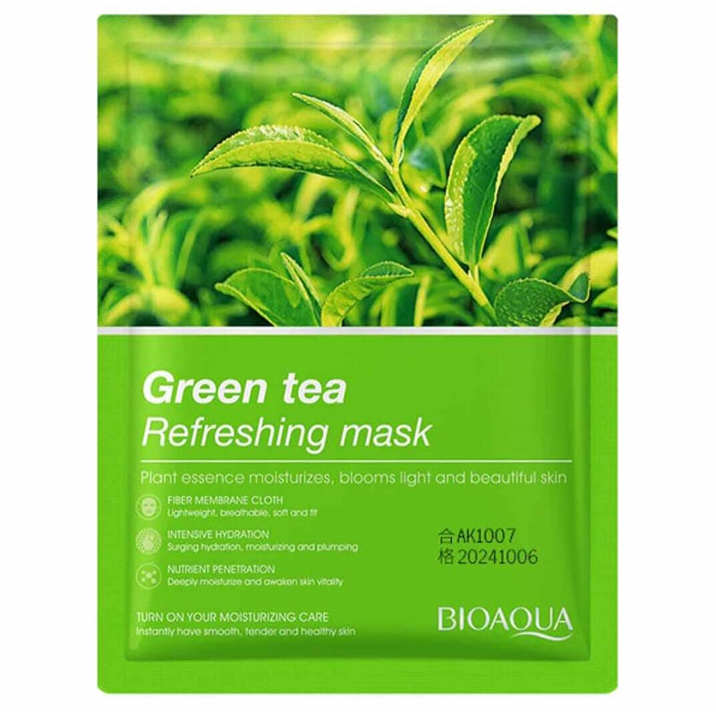 Picture of Bioaqua Green Tea Refreshing Mask-Green