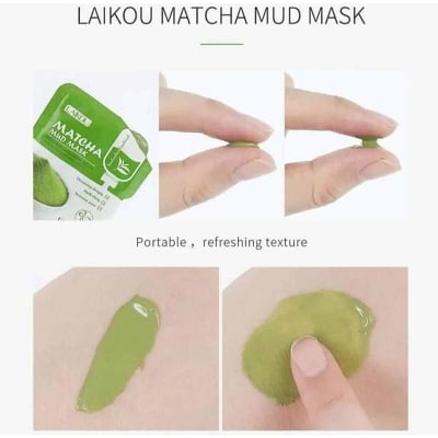 Picture of LAIKOU Matcha Mud mask - 5g - 2Pcs-Green