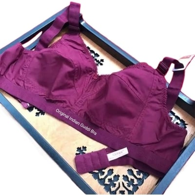 Picture of guddi bra belt bra cotton bra full coverage bra - Bra-Multicolor