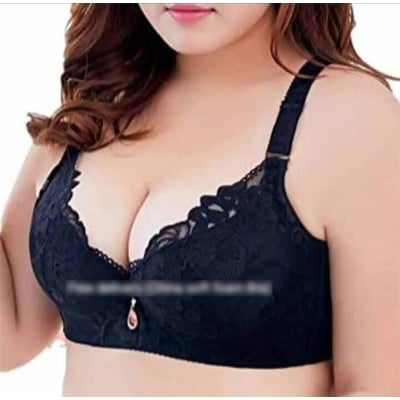 Picture of Imported Chinese net pushup Foam Bra for Women And Girls Body Fitting Comfortable And Stylish Full Cup Foam Bra for Women... Soft Foam Bra