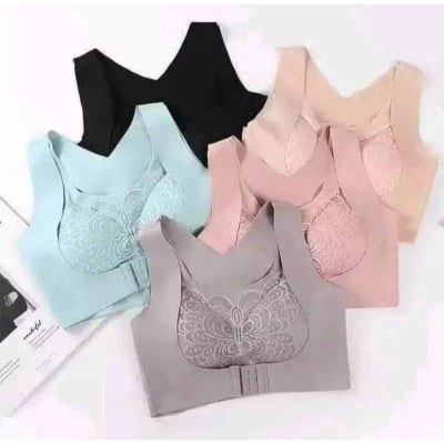 Picture of Imported Slim fit body shaper Sports bra jim training bra comfortable bra padded bra for women-Multicolor