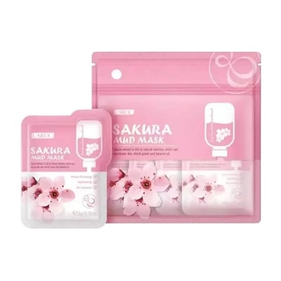 Picture of LAIKOU Sakura Mud Mask - 5g Face Mask-2pcs-Pink