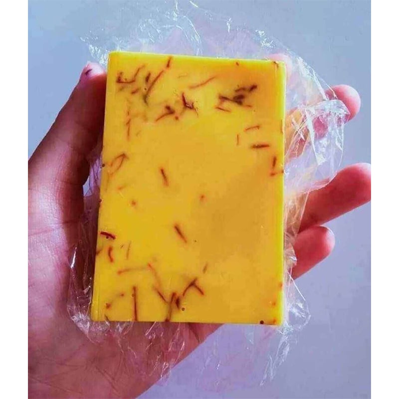 Picture of Premium Saffron Whitening Soap Spot out, Acne out- 100gm (Iran)-yellow
