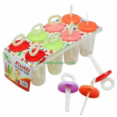 Picture of Ice Cream Maker Box (8 Pc ice cream set) Taj Plastic-Multicolor