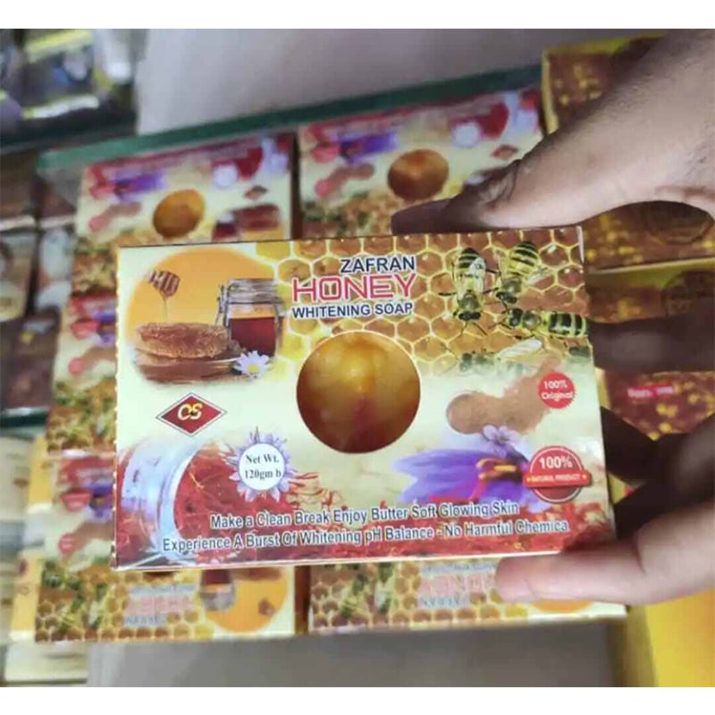 Picture of Zafran Honey Whitening Bar Soap-120gm