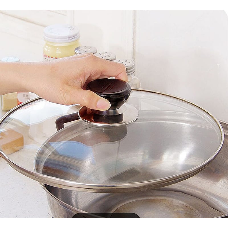 Picture of 1PC Replacement Cookware Pot Pan Lid Handle Pan Lid Kitchen Anti-hot Pot Cap BDM-Black